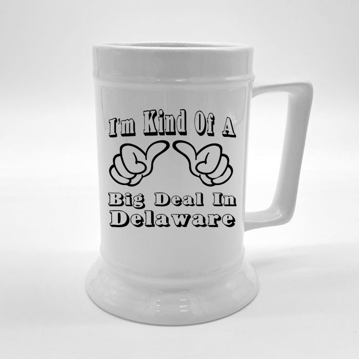 Delaware Big Deal Front & Back Beer Stein