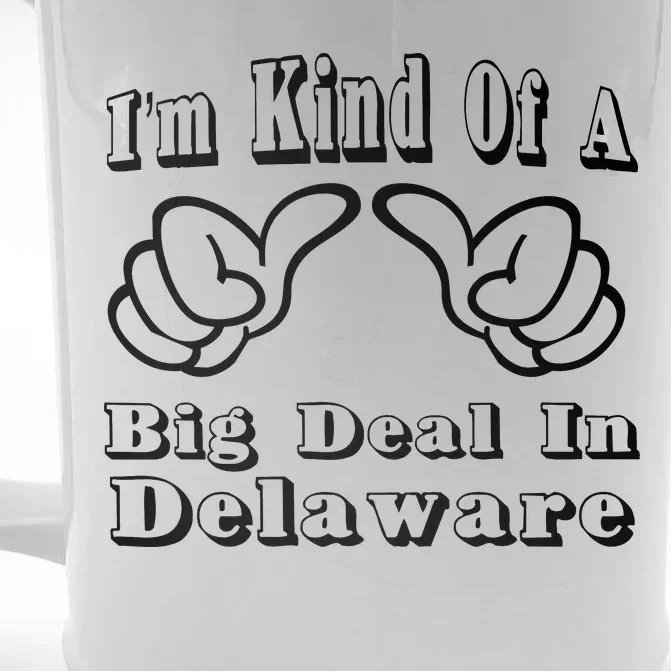 Delaware Big Deal Front & Back Beer Stein