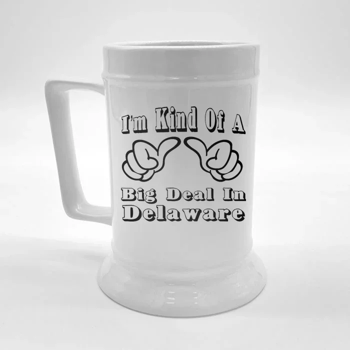 Delaware Big Deal Front & Back Beer Stein