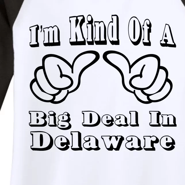 Delaware Big Deal Women's Tri-Blend 3/4-Sleeve Raglan Shirt