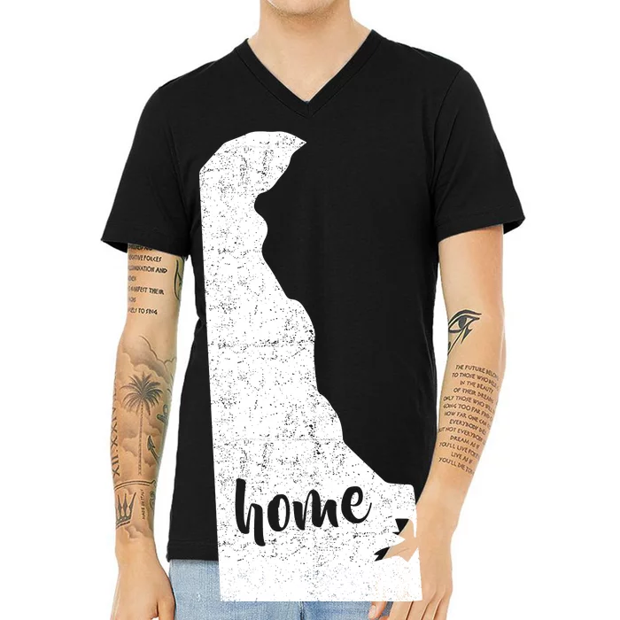 Delaware Home State V-Neck T-Shirt