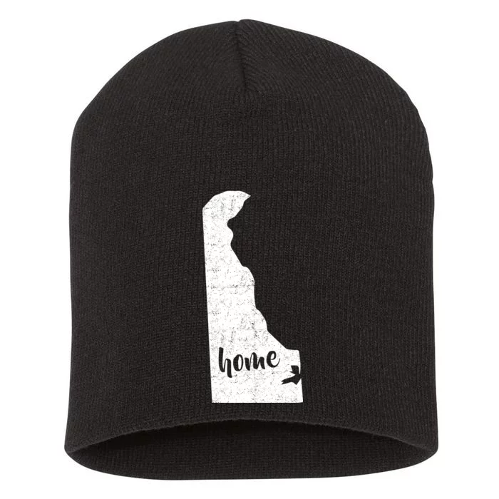 Delaware Home State Short Acrylic Beanie