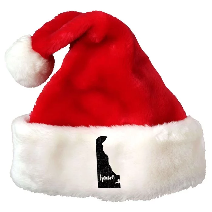 Delaware Home State Premium Christmas Santa Hat