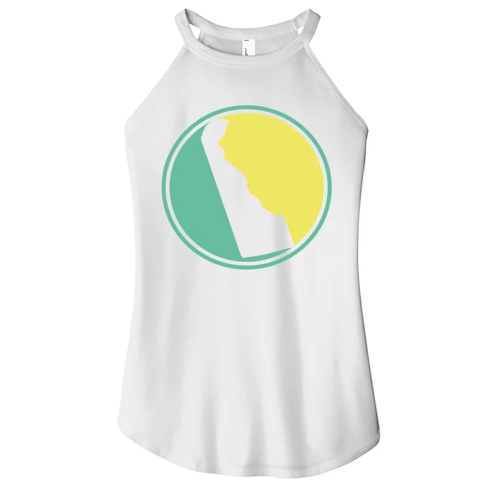 Delaware Vintage State Logo Women’s Perfect Tri Rocker Tank