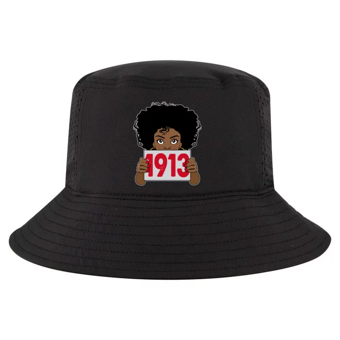 Delta 1913 Sorority Sigma Black African American Cool Comfort Performance Bucket Hat