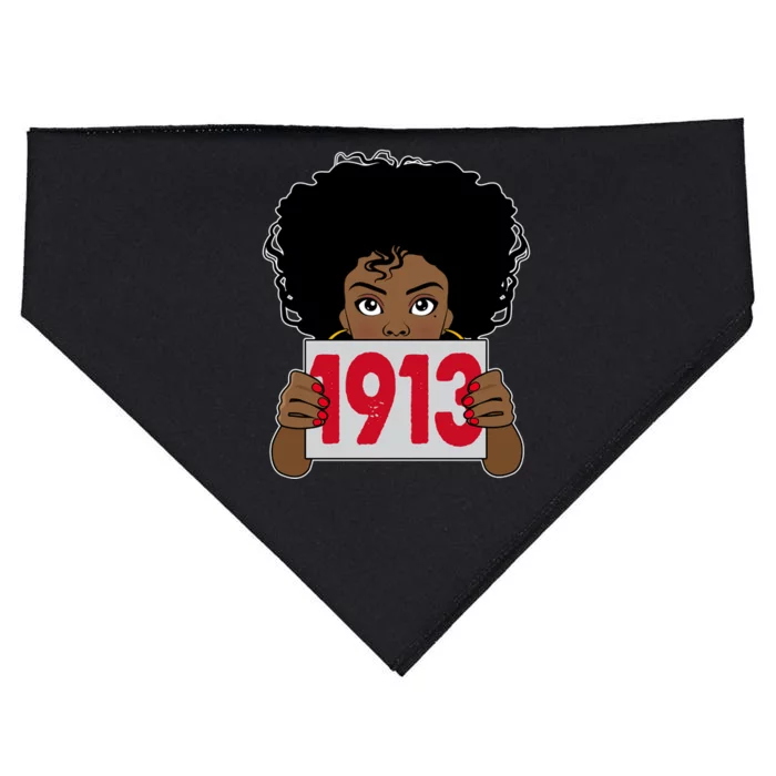 Delta 1913 Sorority Sigma Black African American USA-Made Doggie Bandana