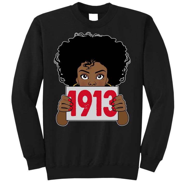 Delta 1913 Sorority Sigma Black African American Sweatshirt