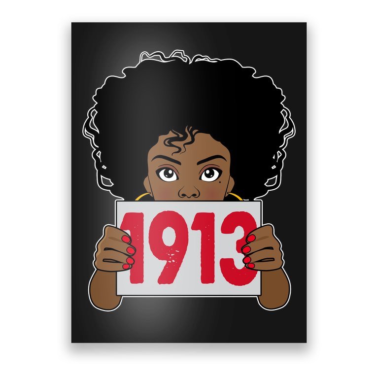 Delta 1913 Sorority Sigma Black African American Poster
