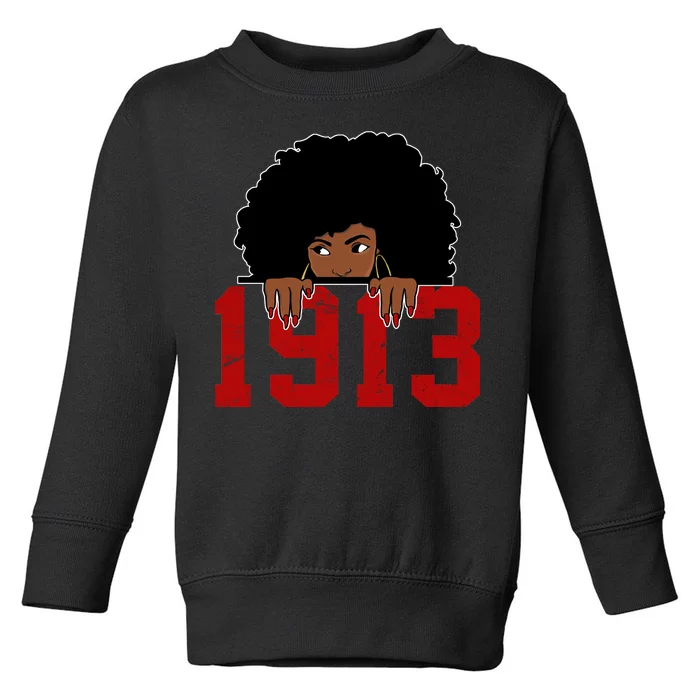 Delta Sorority DST 1913 Toddler Sweatshirt