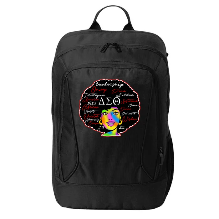 Delta Sorority Sigma Theta Paraphernal City Backpack