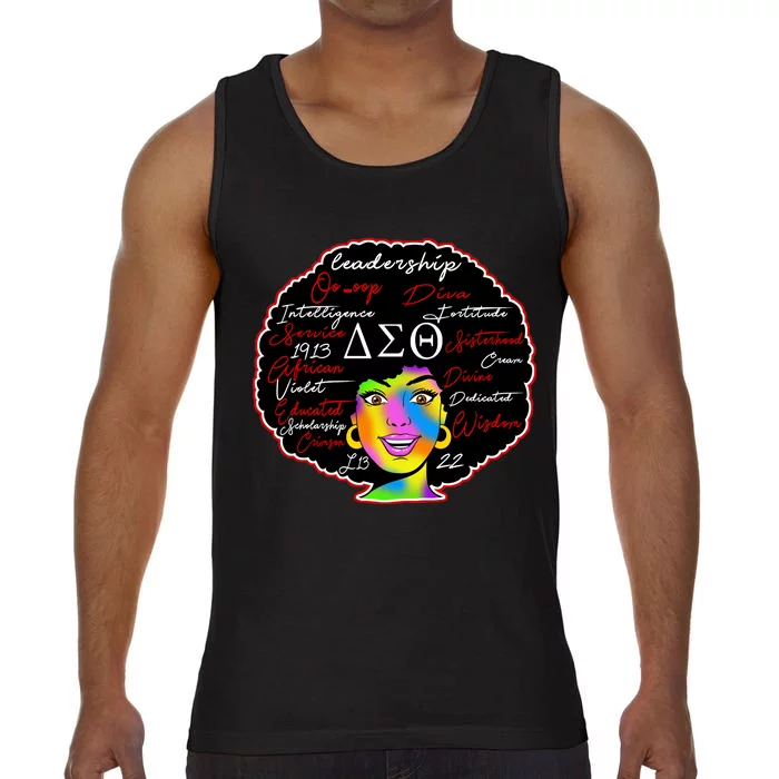 Delta Sorority Sigma Theta Paraphernal Comfort Colors® Tank Top