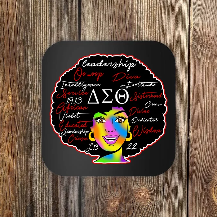 Delta Sorority Sigma Theta Paraphernal Coaster