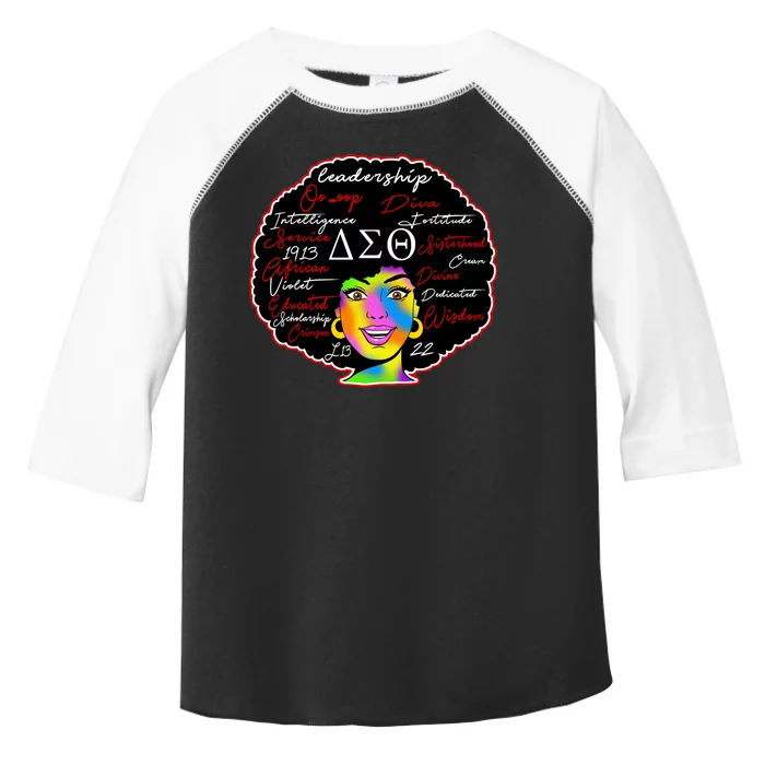 Delta Sorority Sigma Theta Paraphernal Toddler Fine Jersey T-Shirt