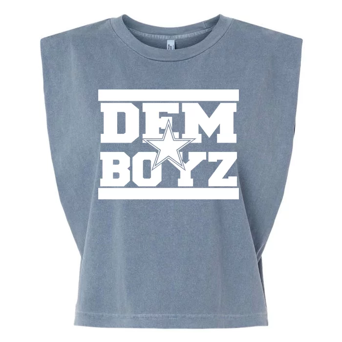 Dem Boyz Boys Dallas Texas Star Fan Pride Garment-Dyed Women's Muscle Tee