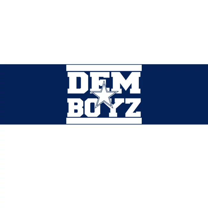 Dem Boyz Boys Dallas Texas Star Fan Pride Bumper Sticker