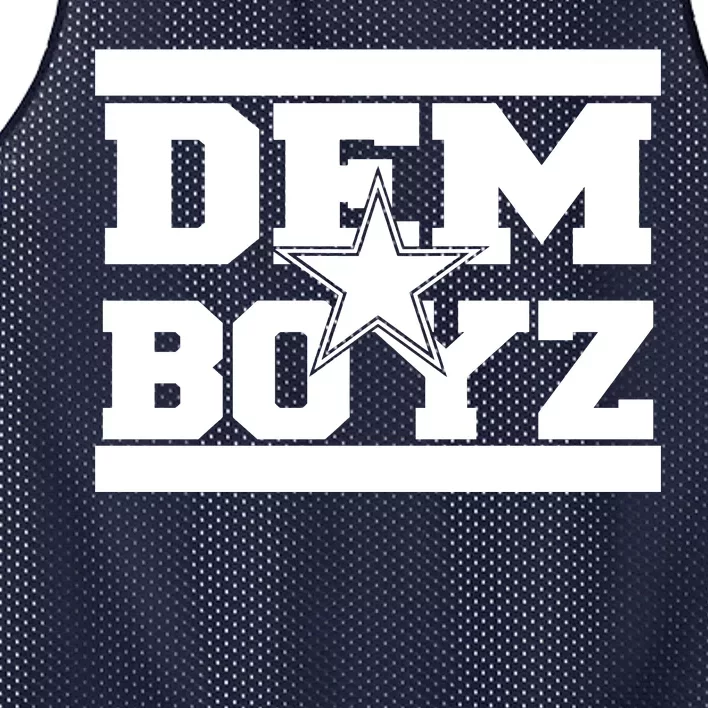 Dem Boyz Boys Dallas Texas Star Fan Pride Mesh Reversible Basketball Jersey Tank