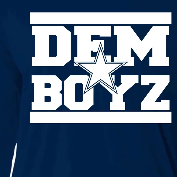 Dem Boyz Boys Dallas Texas Star Fan Pride Cooling Performance Long Sleeve Crew