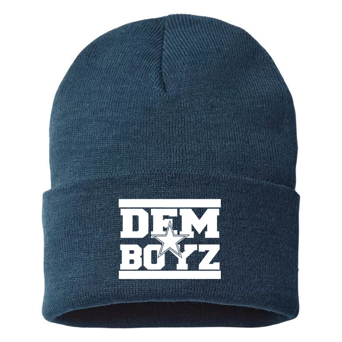 Dem Boyz Boys Dallas Texas Star Fan Pride Sustainable Knit Beanie