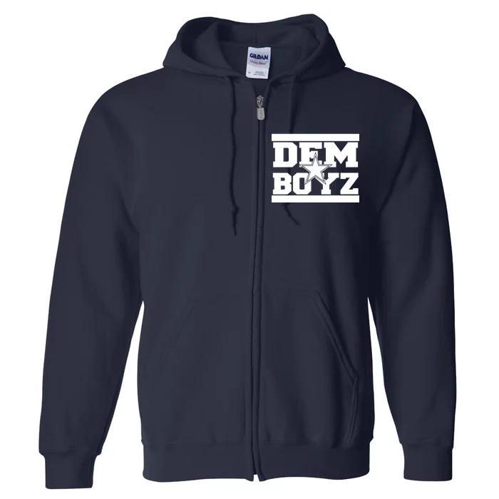 Dem Boyz Boys Dallas Texas Star Fan Pride Full Zip Hoodie