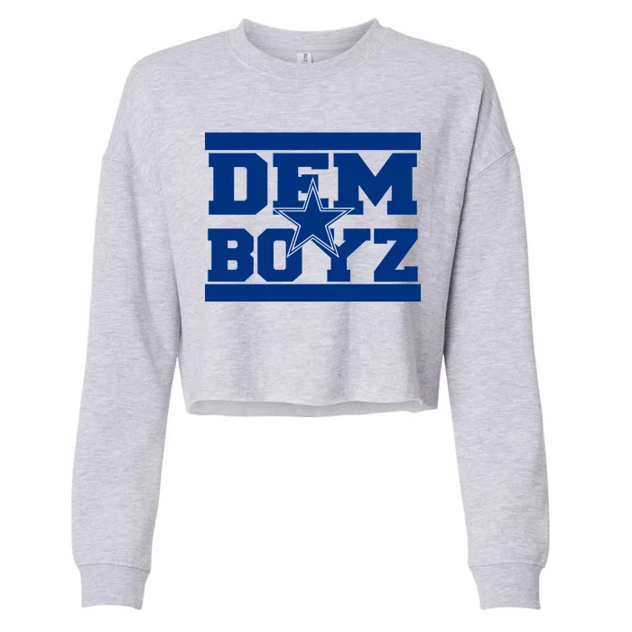 Dem Boyz Boys Dallas Texas Star Fan Pride Cropped Pullover Crew