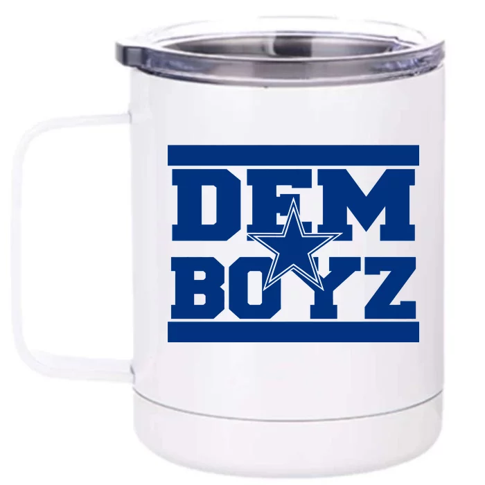 Dem Boyz Boys Dallas Texas Star Fan Pride Front & Back 12oz Stainless Steel Tumbler Cup