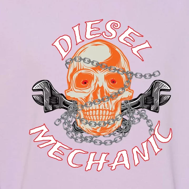 Diesel Engine Mechanic Gift Garment-Dyed Sweatshirt