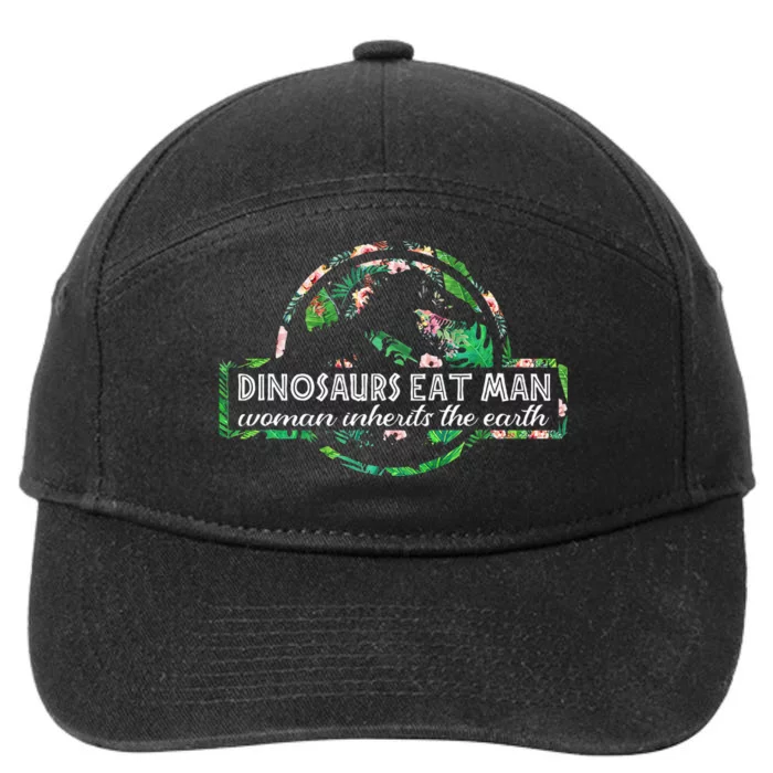 Dinosaurs Eat Man Woman Inherits The Earth 7-Panel Snapback Hat