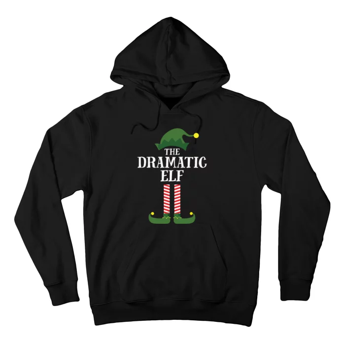 Dramatic Elf Matching Family Group Christmas Party Hoodie