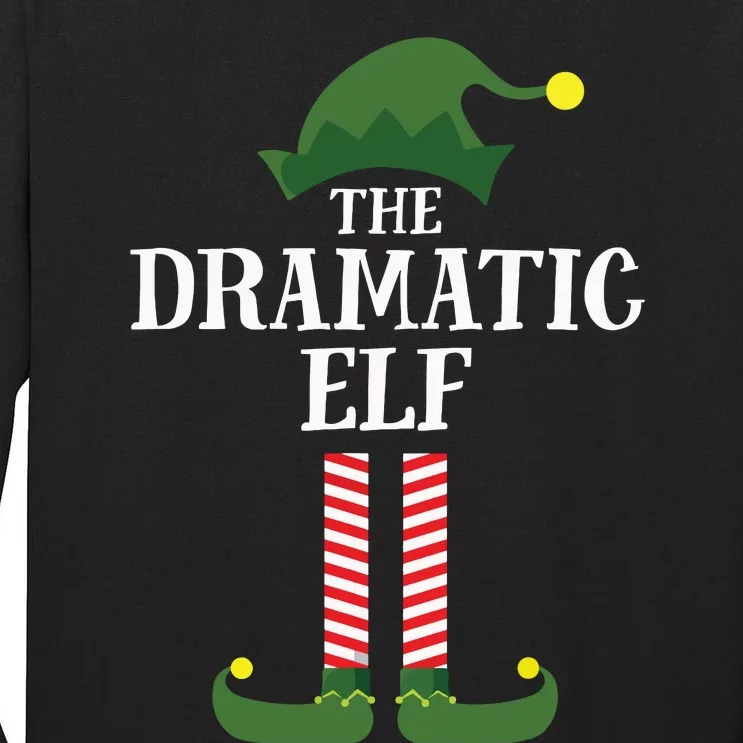 Dramatic Elf Matching Family Group Christmas Party Tall Long Sleeve T-Shirt