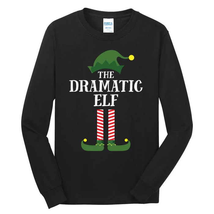 Dramatic Elf Matching Family Group Christmas Party Tall Long Sleeve T-Shirt