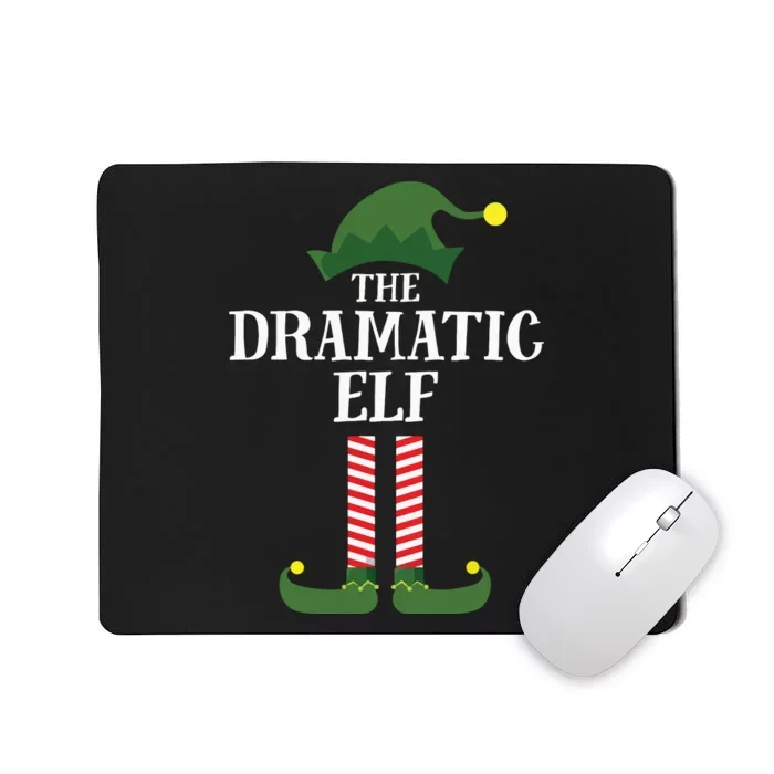 Dramatic Elf Matching Family Group Christmas Party Mousepad