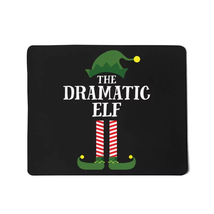 Dramatic Elf Matching Family Group Christmas Party Mousepad