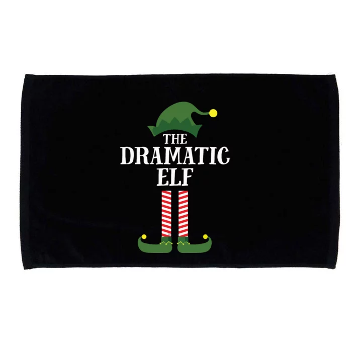 Dramatic Elf Matching Family Group Christmas Party Microfiber Hand Towel