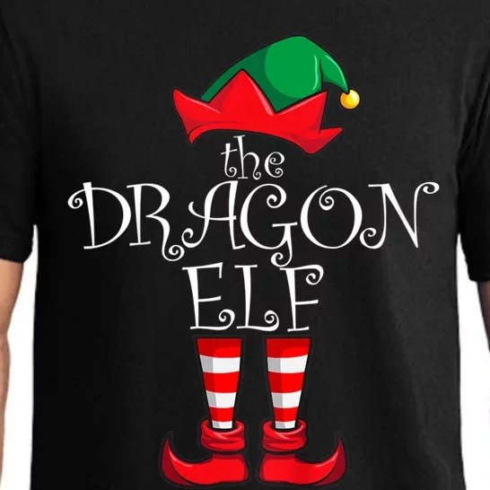 Dragon Elf Matching Family Christmas Party Pajama Dragon Elf Pajama Set