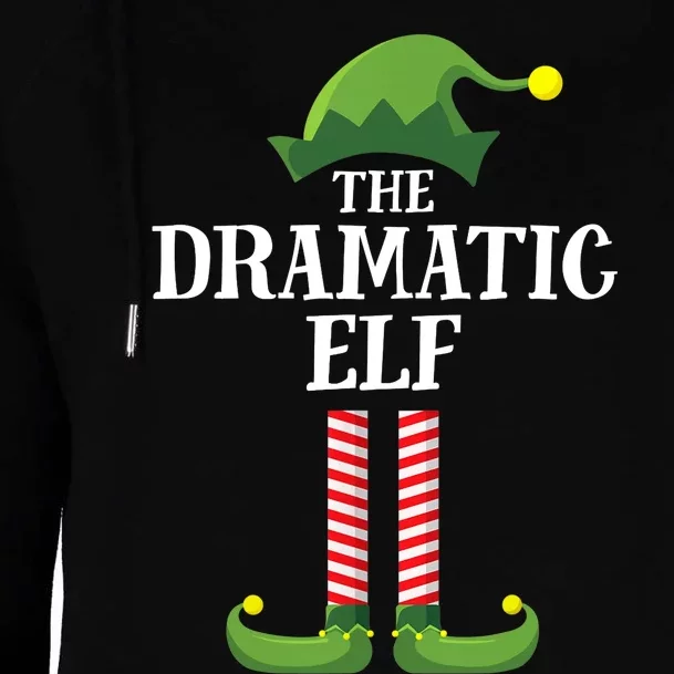 Dramatic Elf Matching Family Group Christmas Party Womens Funnel Neck Pullover Hood