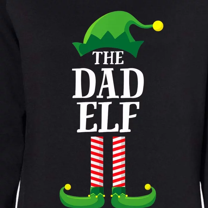 Dad Elf Matching Family Group Christmas Womens California Wash Sweatshirt