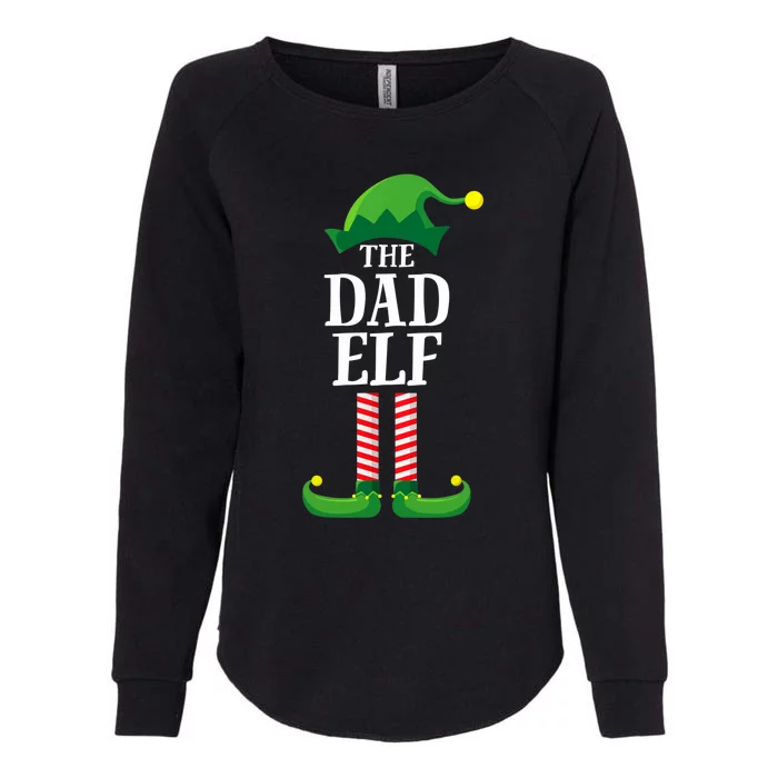 Dad Elf Matching Family Group Christmas Womens California Wash Sweatshirt