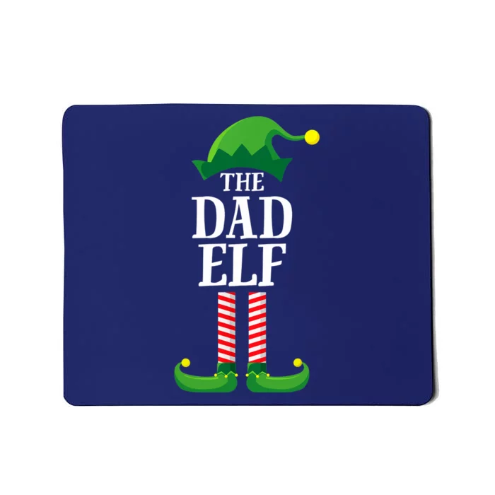 Dad Elf Matching Family Group Christmas Mousepad