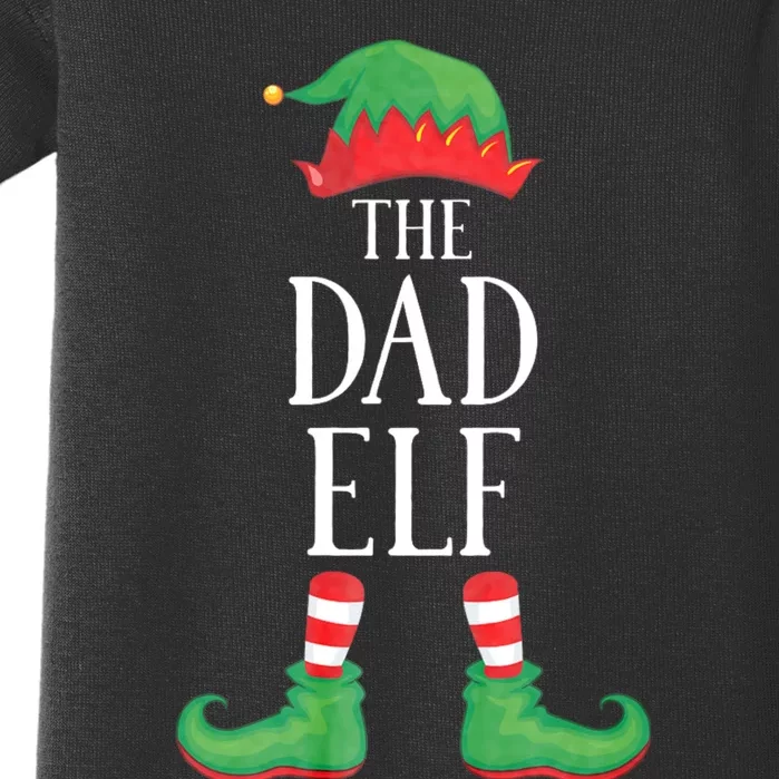 Dad Elf Matching Group Xmas Funny Family Christmas Baby Bodysuit