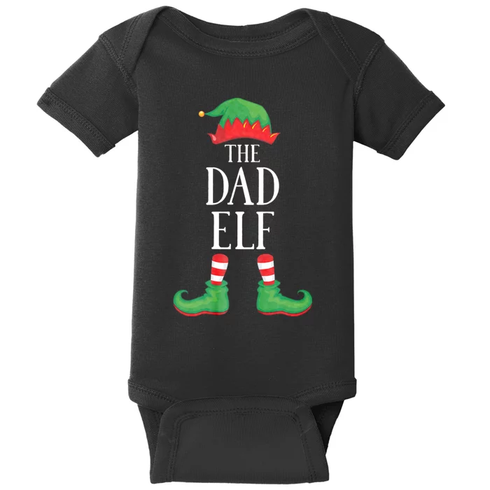 Dad Elf Matching Group Xmas Funny Family Christmas Baby Bodysuit