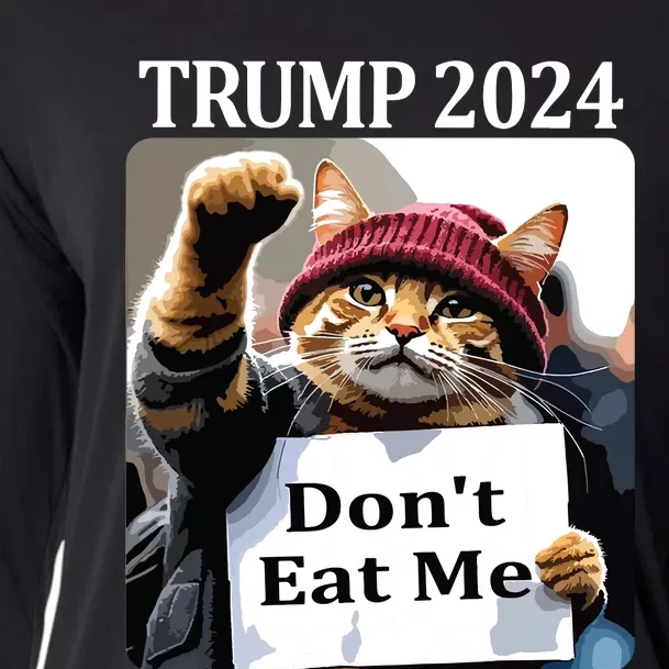 DonT Eat Me Cats For Trump 2024 Cooling Performance Long Sleeve Crew