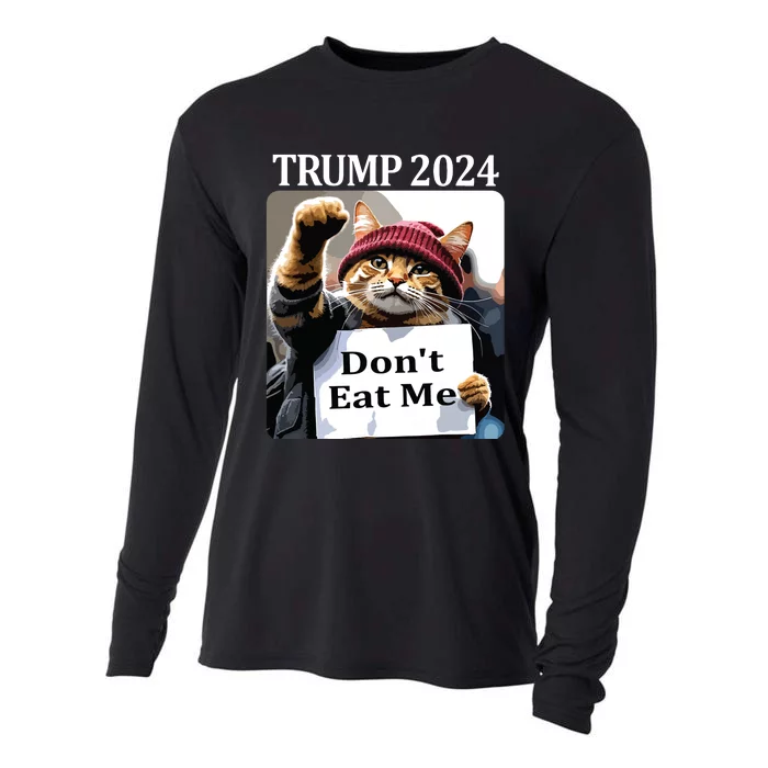 DonT Eat Me Cats For Trump 2024 Cooling Performance Long Sleeve Crew