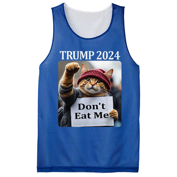 DonT Eat Me Cats For Trump 2024 Mesh Reversible Basketball Jersey Tank