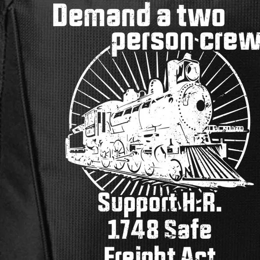 Demand A Two Person Crew Trains City Backpack