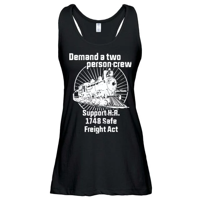 Demand A Two Person Crew Trains Ladies Essential Flowy Tank