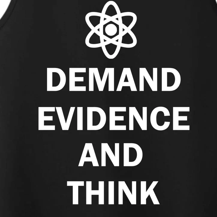 Demand Evidence And Think Critically Performance Tank