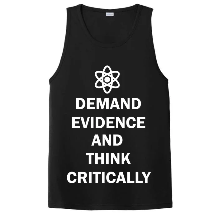 Demand Evidence And Think Critically Performance Tank