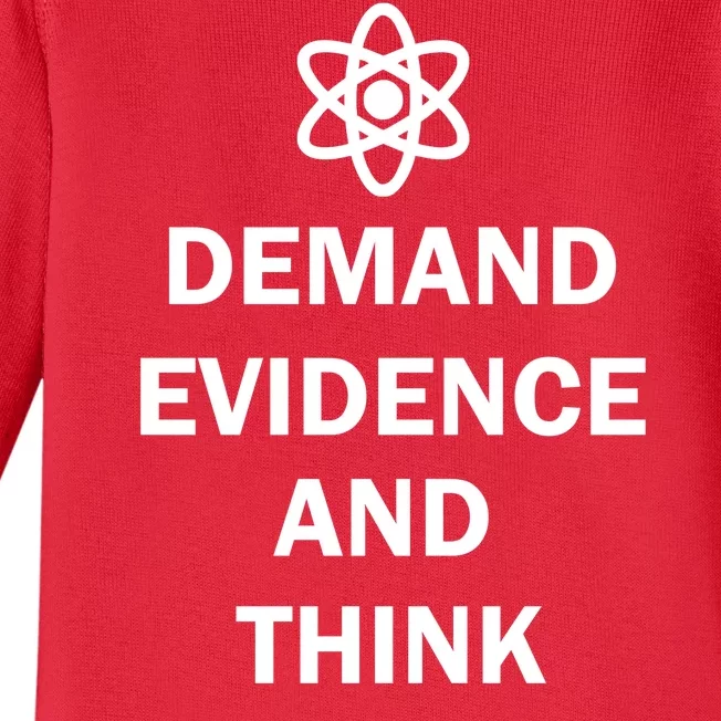 Demand Evidence And Think Critically Baby Long Sleeve Bodysuit