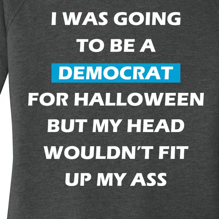 Democrat For Halloween Women's Perfect Tri Tunic Long Sleeve Shirt