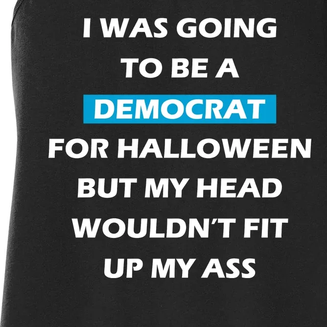 Democrat For Halloween Women's Racerback Tank